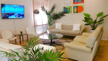 Sala de estar en el lobby