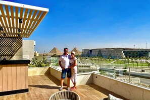 Terrace/patio - New Museum Guest House Pyramids View (Giza)