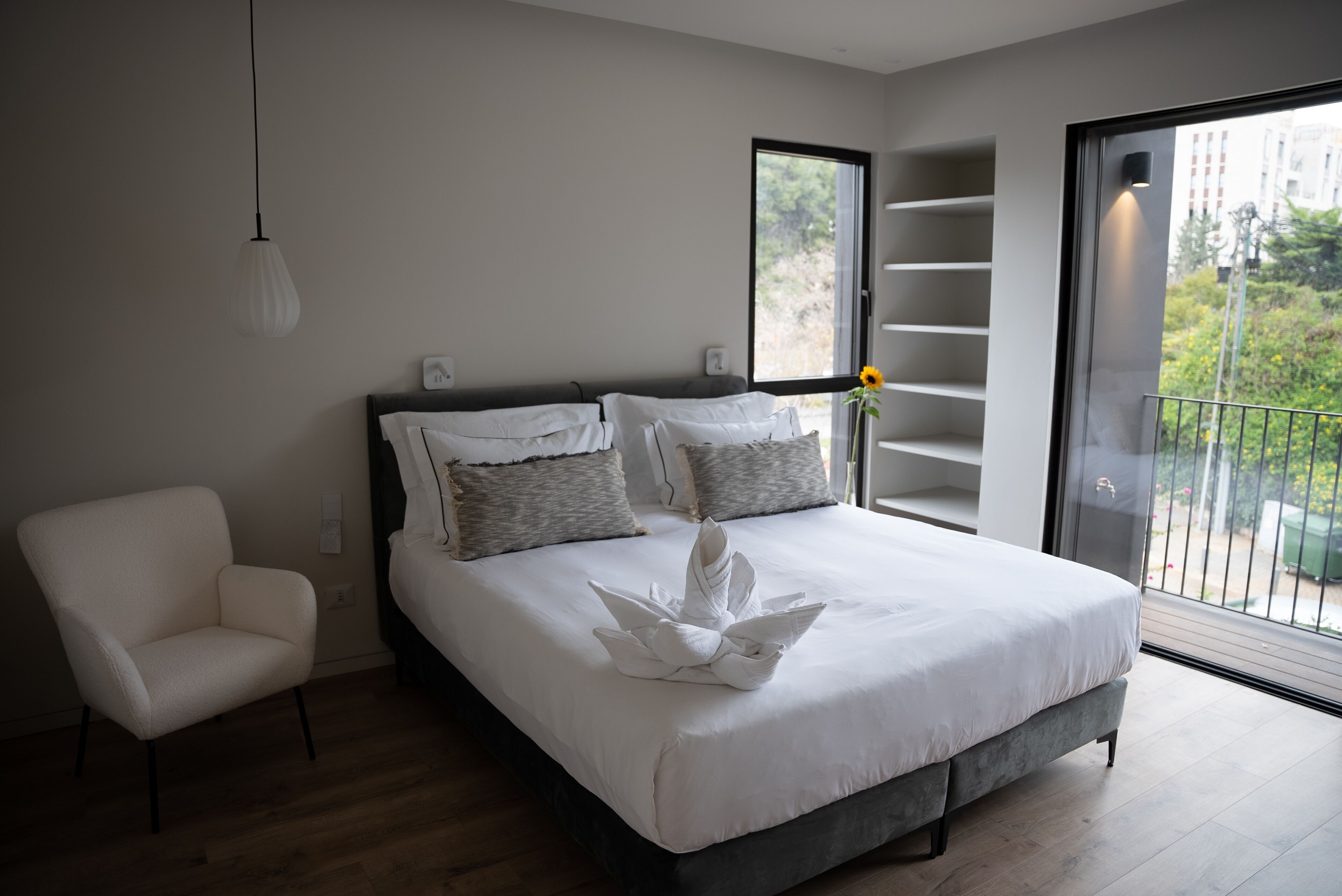 6 dormitorios, sábanas de algodón egipcio, ropa de cama de alta calidad