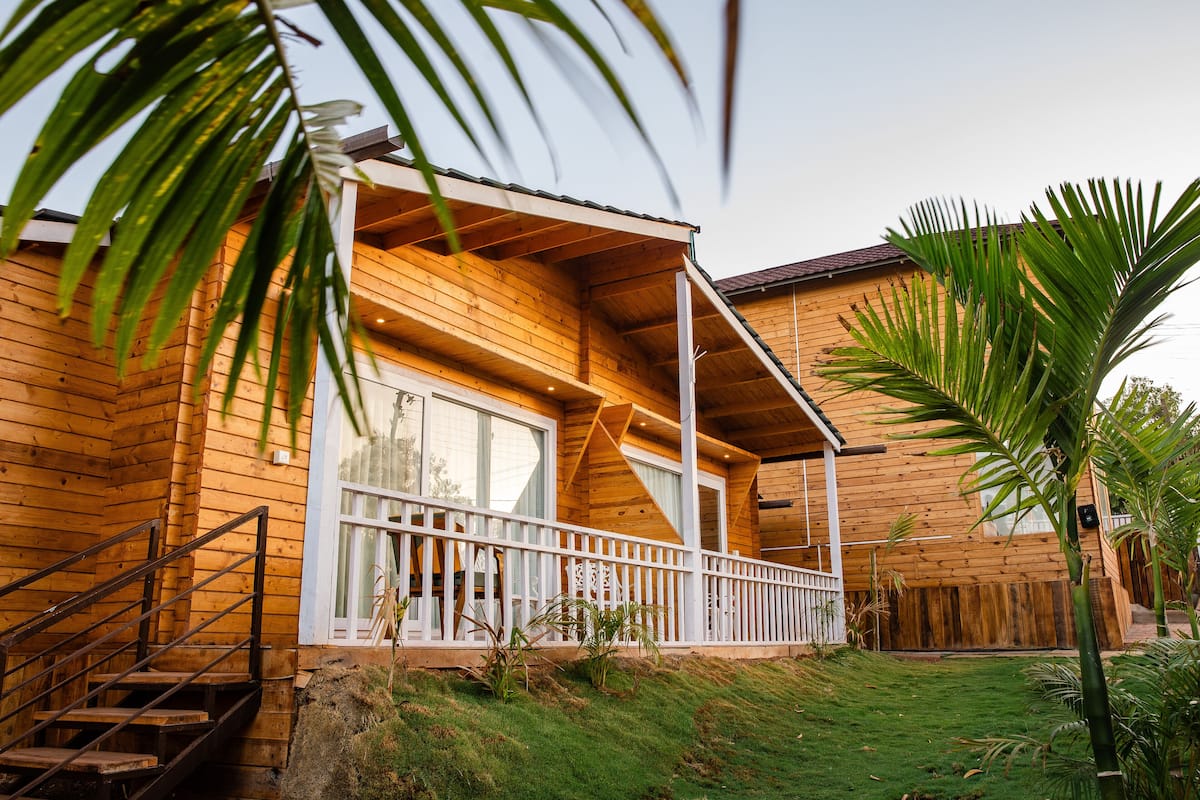 Wooden Cottage Sea View | 办公桌、免费 WiFi、床单