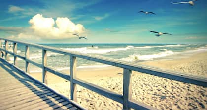 Holiday home with garden, close to the beach