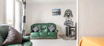 Exclusive studio with an office, balcony, Wi-Fi & free parking spot