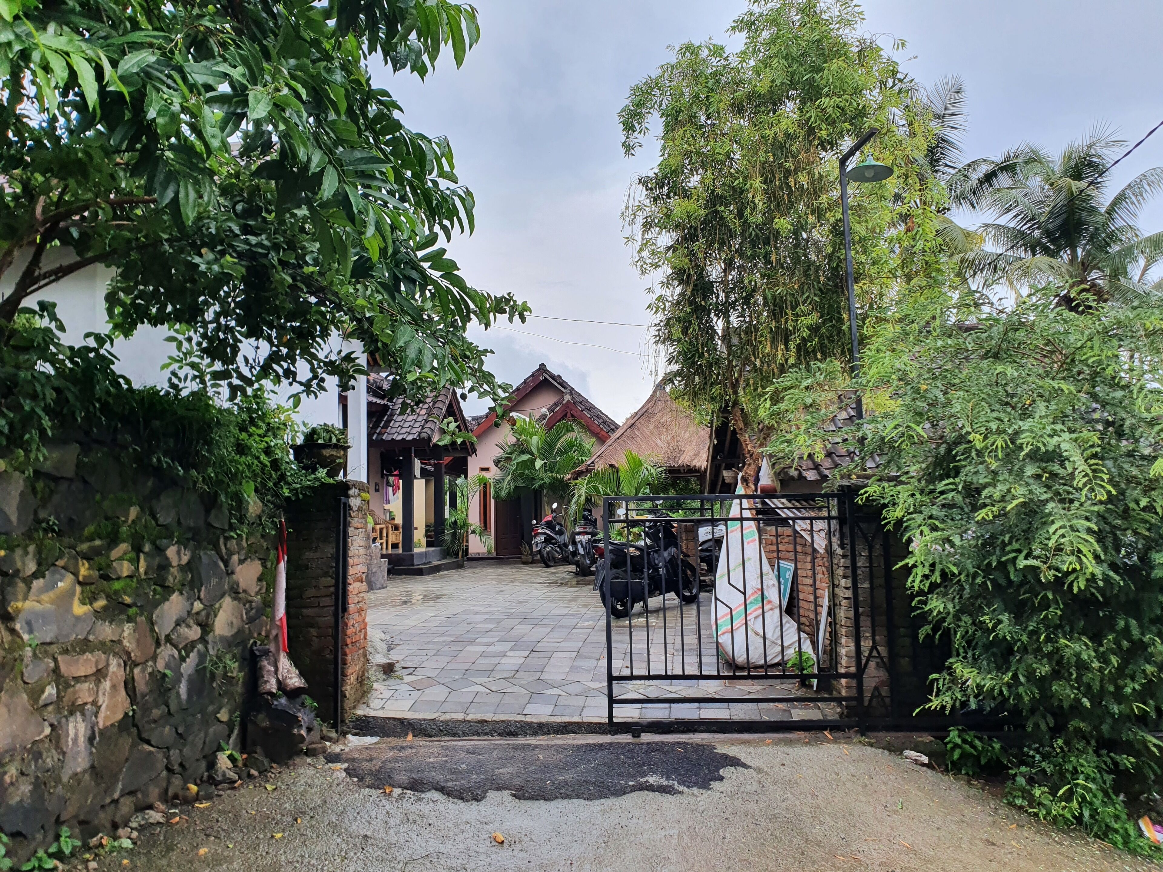 Entrada de la propiedad