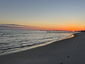 Sun loungers, beach towels