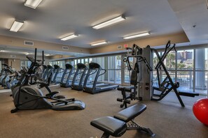 Fitness facility - Ariel Dunes II 1610 - Corner Unit, Gulf Views, Pool, Fitness, Onsite Dining! (Miramar Beach)