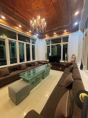 Sala de estar en el lobby