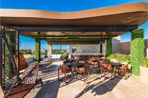 Outdoor dining - Wonderful studio in Menesse Condominium (Tulum)