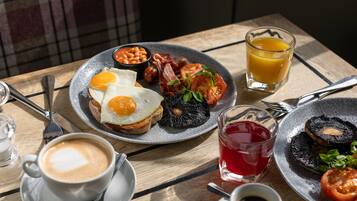 Daily continental breakfast for a fee
