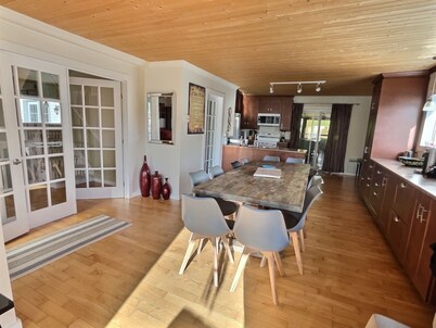 Chalet chez Toutou with spa, sauna and swimming pool