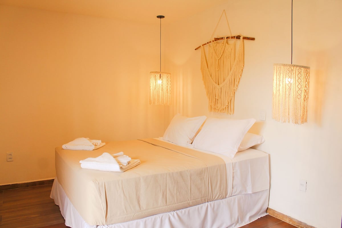 Suite Terrea com Vista Jardim | Nệm có lớp đệm bông, truy cập Internet không dây miễn phí 