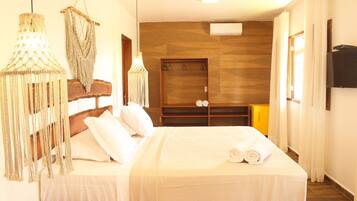 Suite com Vista Mar | Camas con pillow-top, wifi gratis y ropa de cama