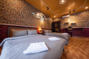 Bungalow superior, 2 camas Queen size, para fumadores, en el área del jardín | Ropa de cama de alta calidad, edredón y camas con pillow-top 