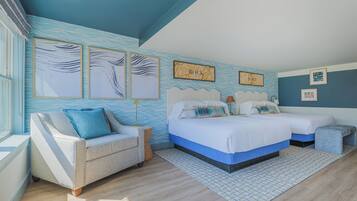 Standard Room, 2 Queen Beds, Roll-in Shower, Park View | Hypo-allergenic bedding, pillow-top beds, individually decorated