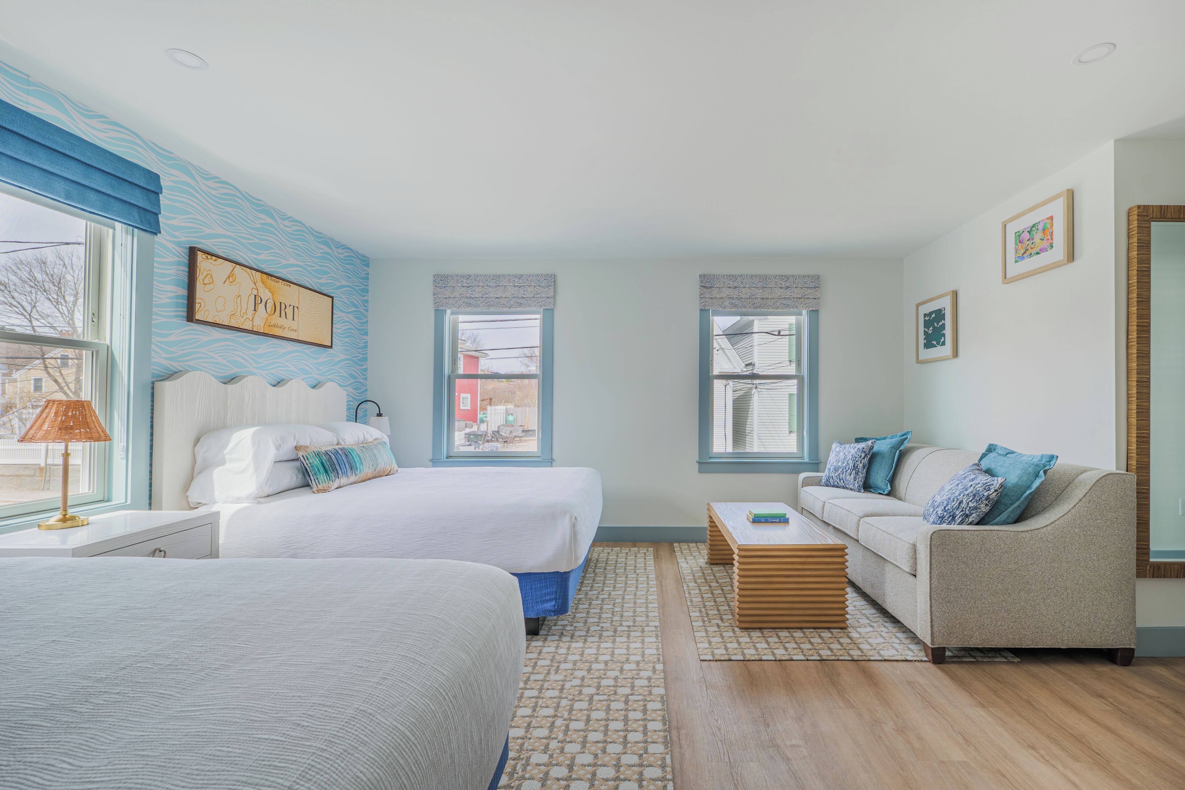 Family Room, 2 Queen Beds, City View | Hypo-allergenic bedding, pillow-top beds, individually decorated