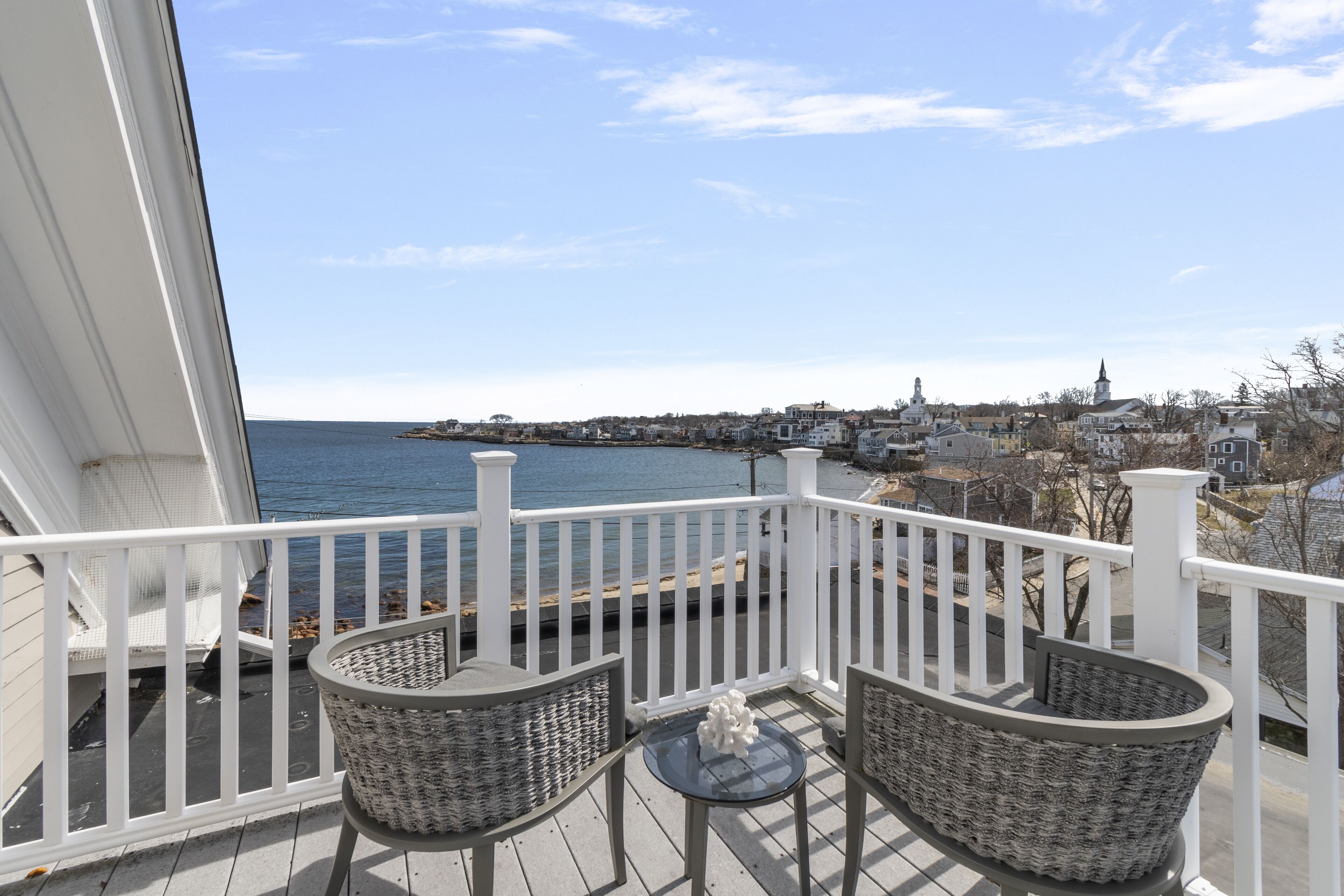 Premium-værelse - 1 kingsize-seng - terrasse - havudsigt | Terrasse/gårdhave