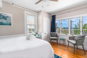 Estúdio standard, 1 cama Queen, vista para o oceano (3) | 1 quarto, roupas de cama antialérgicas