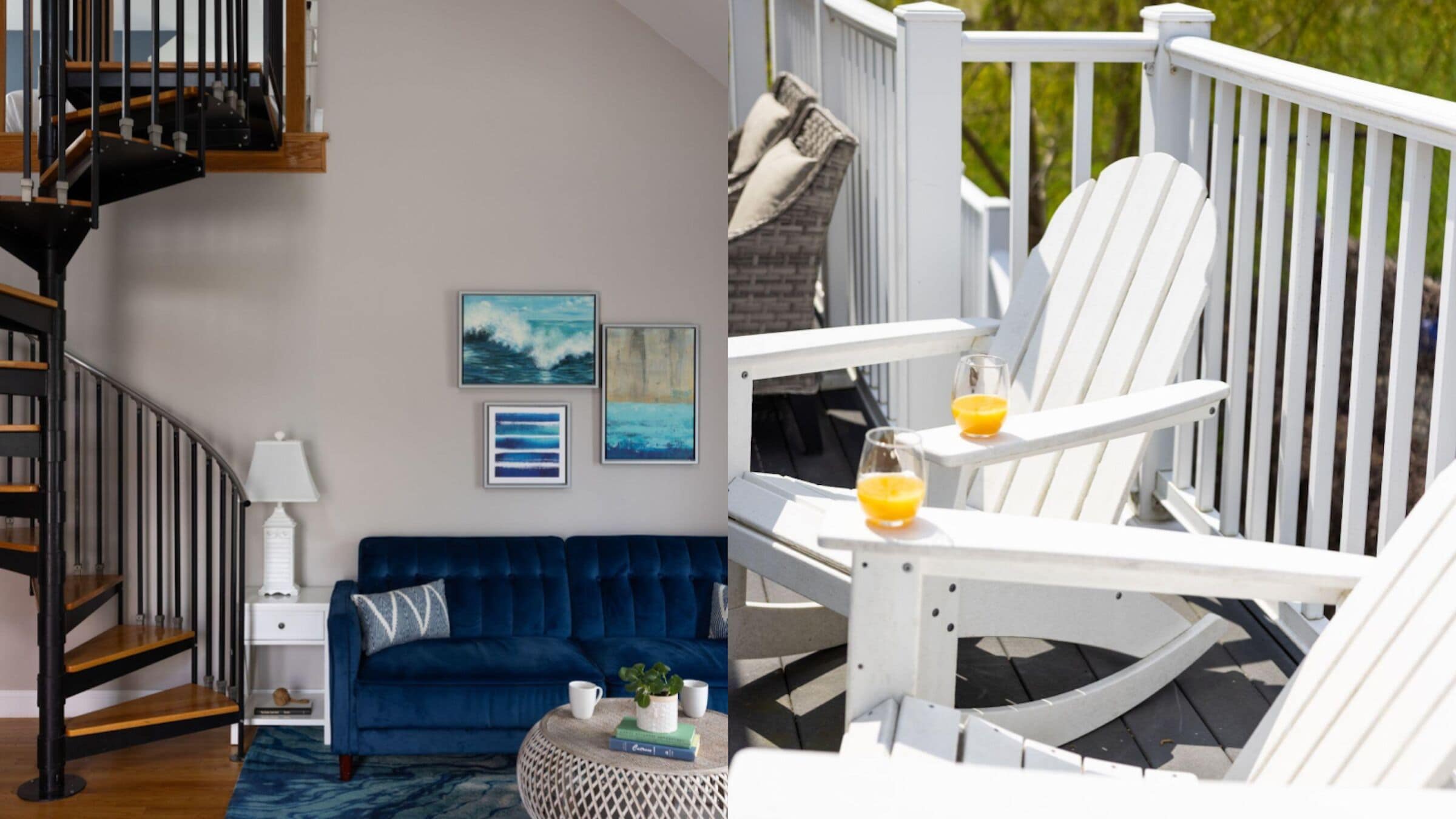 Two-Bedroom Loft Apartment | Terrace/patio