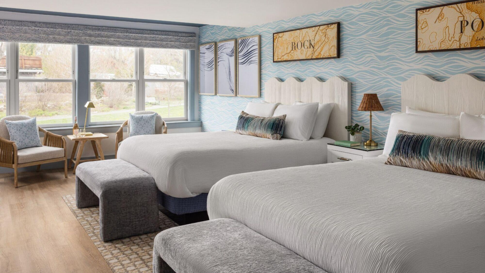 Double Queen Accessible | Hypo-allergenic bedding, pillowtop beds, individually decorated