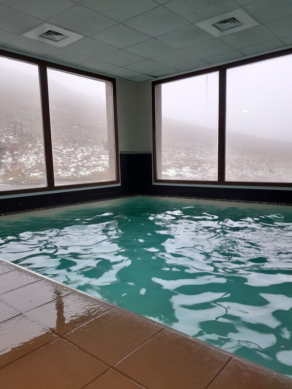 Indoor pool, a heated pool