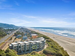 On the beach, sun loungers, beach towels - Prime Beach Front Ocean Views - 30 Second Walk to Beach! (Rockaway Beach)