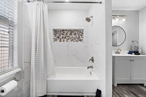 Hair dryer, towels