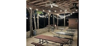Located in between the entrances to Bennett Springs State Park on Highway 64