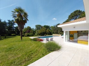 Una piscina riscaldata
