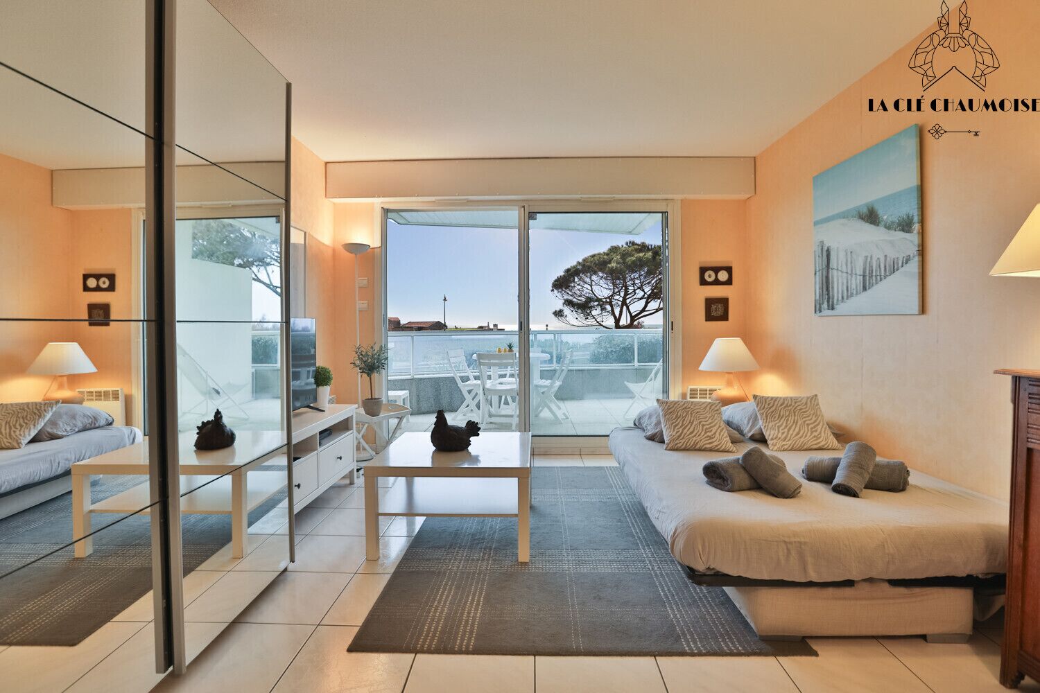 1 chambre, fer et planche à repasser, Wi-Fi gratuit