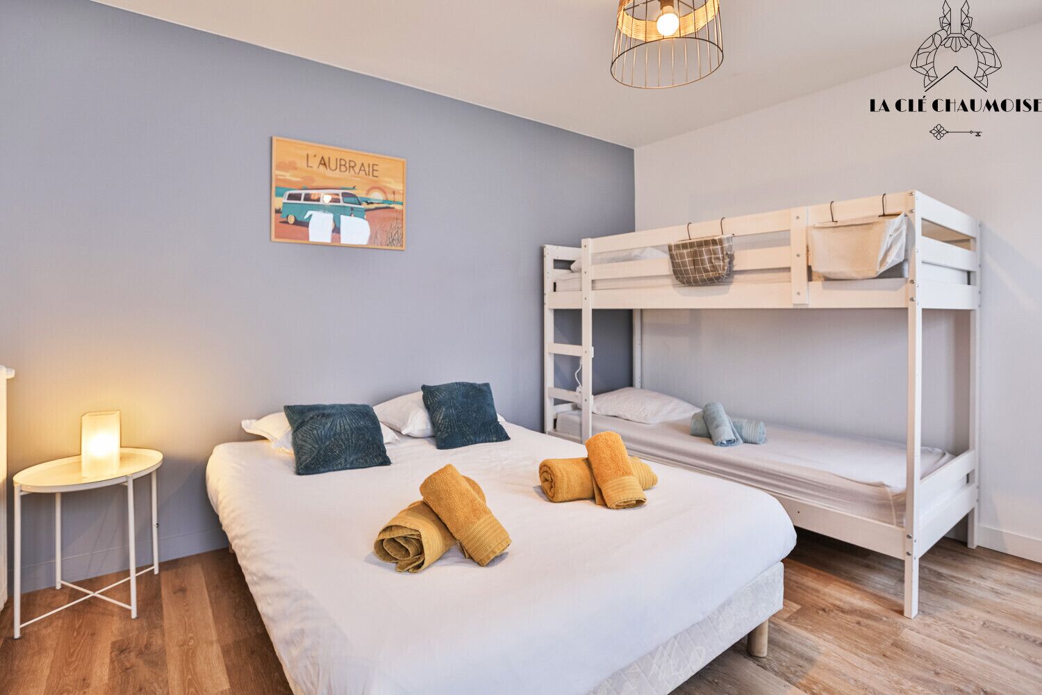 4 chambres, fer et planche à repasser, Wi-Fi gratuit
