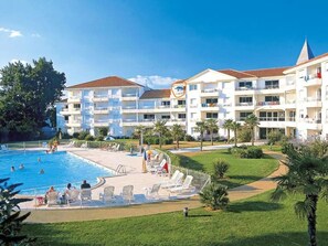 Una piscina riscaldata