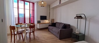 Studio cosy - Idéal Plein centre ville - Ile penotte - A 2 pas de la grande plage