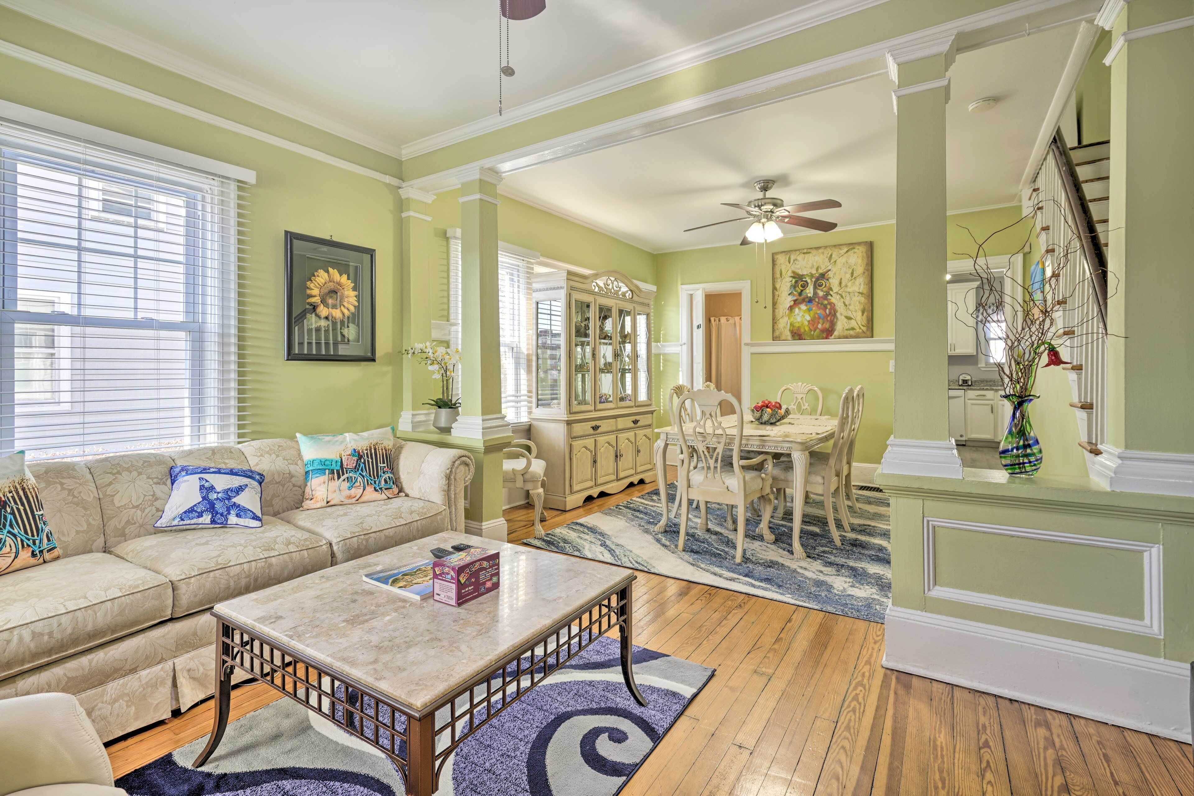 Allenhurst Abode w/ Porch & Central Location!