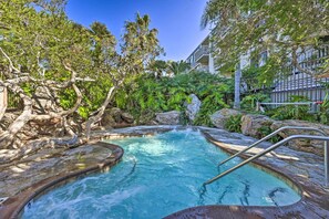 Una piscina riscaldata