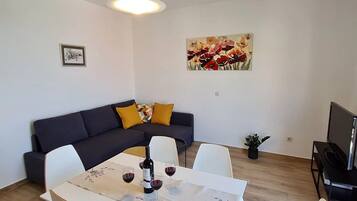 Apartment (Three Bedroom Apartment with Balcony ) | Living room | TV
