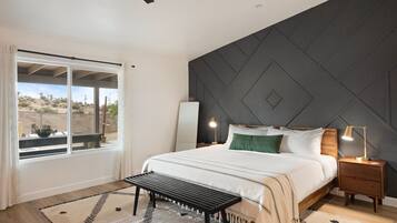 4 habitaciones, decoración personalizada y muebles diferentes