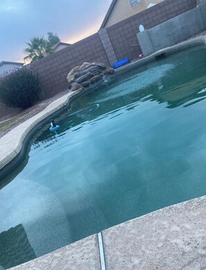 Alberca al aire libre 