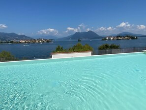 Pool - Isole apartment with pool and lake view in Baveno (Baveno)