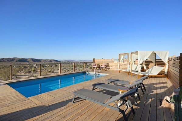 House, 4 Bedrooms | Pool - Rancho Nopales Jt - Pool, Hot Tub, Hammocks, Fast Wifi + Views! 4 Bedroom Home by RedAwning (Joshua Tree)