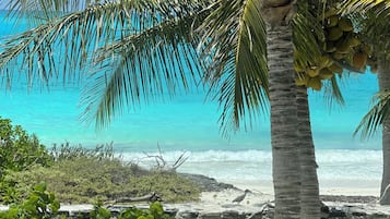 Sun-loungers, beach towels