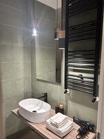 Ducha, cabezal de ducha tipo lluvia, secador de pelo, batas