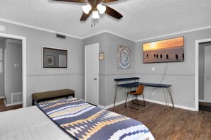 4 bedrooms, iron/ironing board, free WiFi