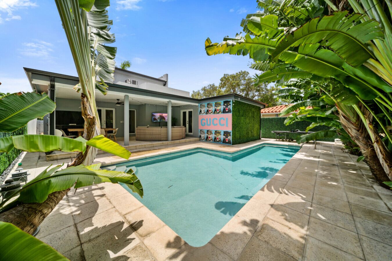 6BR Little Havana Gucci Haven for 18—Pool with Billiards, Grill & More!
