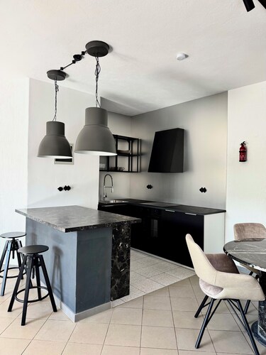 Apartment for 4 people with whirlpool and a large garden