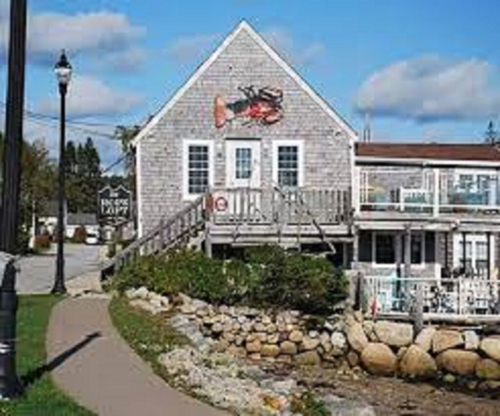 Rope Loft pub and restaurant on the wharf near the Tancook Ferry dock.