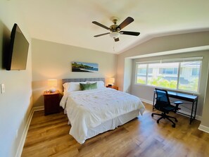 3 bedrooms, desk, travel crib, free WiFi