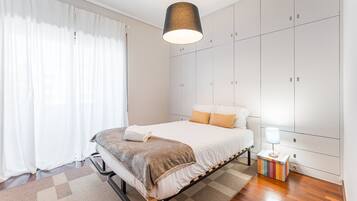 1 bedroom, iron/ironing board, Internet, bed sheets