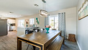 House, Multiple Beds, Pool Access, Pool View (Indianola Dreams) | Private kitchen - 4BR Sleeps 8 Heated Pool Yard Games Bbq! (Scottsdale)