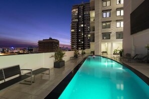 Indoor pool, outdoor pool