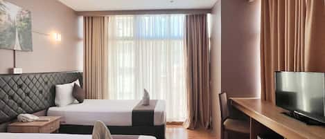 Twin Room | AccĂšs au Wi-Fi (inclus), literie fournie