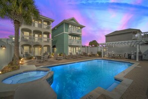 Pool - 🌊 Cyan Wave | West End Panama City Beach / 30A | Pool / Beach Access |Sleeps 12 (Panama City Beach)